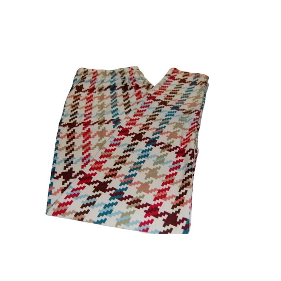 Reg One‎ Size Womens Soft Earth Tone Pixel Zags Leggings - Picture 9 of 9